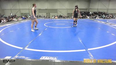 125 lbs Rr Rnd 1 - Emery Merlos, Super Girls K-6 Red vs Jordan Allison, Aztec Lady Warriors K-6