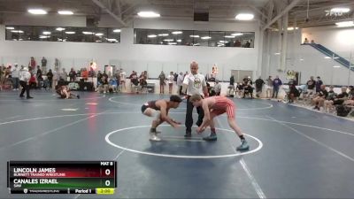 119 lbs Champ. Round 1 - Lincoln James, Burnett Trained Wrestling vs Canales Izrael, SAW