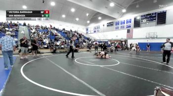 135 lbs 1st Place Match - Ava Mendoza, Terra Nova vs Victoria Barragan, Imperial