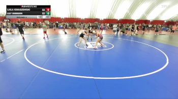 117-126 lbs Round 2 - Laila Ignaszewski, Albert Lea Area vs Lily Dibbern, Franklin Central Flashes
