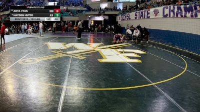 120 lbs Consi Of 4 - Arya Vyas, High Point Academy vs Hayden Hutto, ALA Lexington