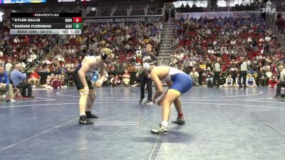 1A-215 lbs Cons. Semi - Eaghan Fleshman, Alburnett vs Kyler Sallis, Don Bosco