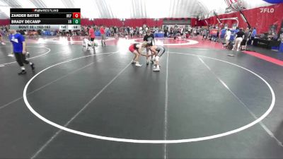 163-163 lbs Round 1 - Zander Bayer, Weyauwega-Fremont vs Brady DeCamp, Xavier-Cedar Rapids