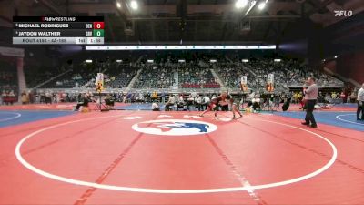 4A-165 lbs Quarterfinal - Michael Rodriguez, Central vs Jaydon Walther, Green River