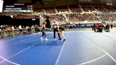 114-D1 Quarterfinal - Lola Hunt, Liberty High School vs Miabella Martinez, Sunnyside High School