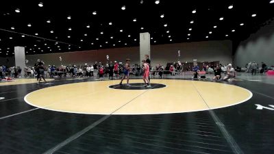 86 lbs Cons. Round 1 - Kannin Keefhaver, MO vs Cree Moseley, TX