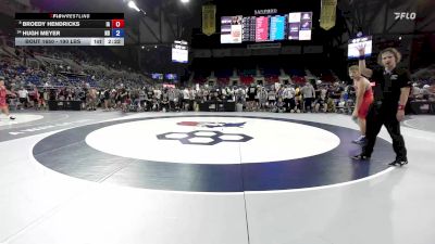 190 lbs Champ. Rd Of 32 - Broedy Hendricks, IA vs Hugh Meyer, ND