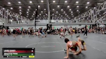 88 lbs Round 2 (8 Team) - Brighton Prine, Ohio Gold vs James Danko, Backyard Brawler