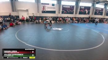 132 lbs Quarterfinal - Myleigh Hammarbeck, MAAC Wrestling vs Samara Lerma, Lightning Wrestling Club