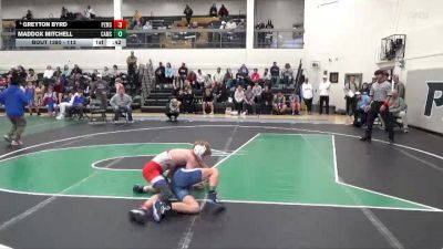 113 lbs 3rd Place Match - Greyton Byrd, Pizitz Middle School vs Maddox Mitchell, Calera Middle School