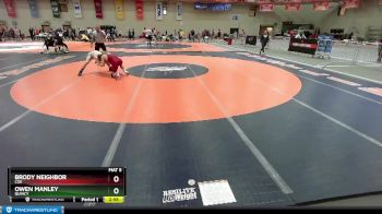 141 lbs Cons. Round 2 - Owen Manley, Quincy vs Brody Neighbor, Coe