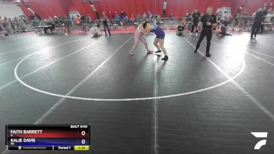 180 lbs Cons. Semi - Faith Barrett, IL vs Kalie Davis, WI