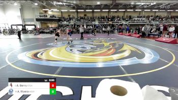 120 lbs Consi Of 8 #2 - Angelina Berry, Stoughton vs Aaliyah Rivera, Worcester Tech