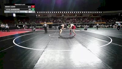 184 lbs Round Of 32 - Aidan Lazas, Rutgers vs Kyle Sandborn, Ohio State
