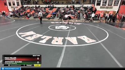 160 lbs Cons. Round 3 - Anthony Gulino, Plainfield (NORTH) vs Max Miller, EDWARDVILLE (HS)