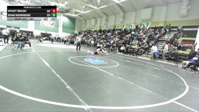 167 lbs Cons. Round 2 - Evan Rodriguez, St Augustine vs Wyatt Welsh, El Capitan