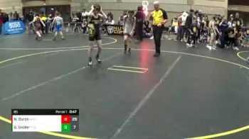 85 lbs Round 3 (4 Team) - Nayeli Duron, Ares WC vs Gabe Snider, MI Pitbulls
