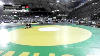 Boys 1A 138 lbs Champ. Round 2 - Gavin Compton, Mount Baker vs Ryder Abrahamson, Omak