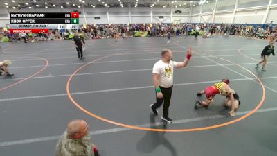 85 lbs Champ. Round 1 - Knox Opfer, Unattached vs Nathyn Chapman, Unattached