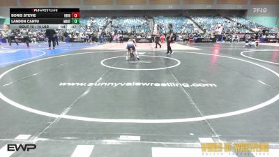 70 lbs 5th Place - Boris Stevie, Ellensburg vs Landon Cantu, Mantanona TC