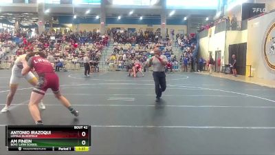 165 lbs Champ. Round 1 - Am Finein, Boys` Latin School vs Antonio Irazoqui, Loyola-Blakefield