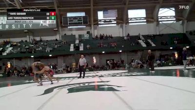 174 lbs Semifinal - Tate Geiser, Edinboro vs Leo Tukhlynovych, Arizona State