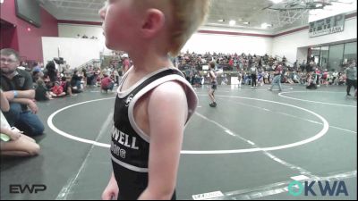 46 lbs Quarterfinal - Greyson Summitt, Wolfpak Wrestling vs Navy Simunek, Blackwell Wrestling Club