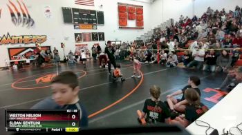 49 lbs 3rd Place Match - Sloan Gentilini, Worland Wrestling Club vs Weston Nelson, Cody Wrestling Club