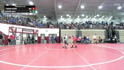 150 lbs Cons. Round 4 - Derek Bobb, Munster vs Carter Hall, Hanover Central