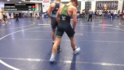 155 lbs Quarterfinal - Logan Krul, Avonworth vs Tyler Barton, Bedford