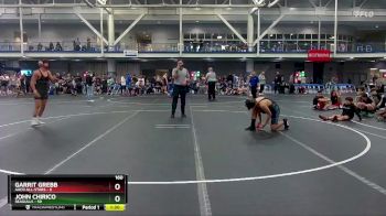 160 lbs Round 7 (10 Team) - Garrit Grebb, AACo All-Stars vs John Chirico, Seagulls