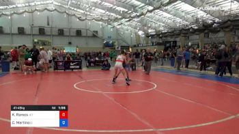 41 lbs 5th Place - Kaden Ramos, JET Wrestling vs Christopher Martino, Idaho (HND)