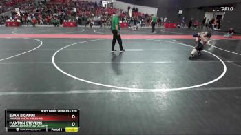 120 lbs 5th Place Match - Maxton Stevens, Sarbacker Wrestling Academy vs Evan Sigafus, Warrior Youth Wrestling