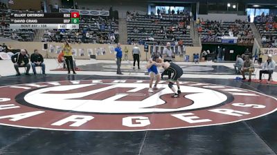 138 lbs Cons. Round 3 - David Craig, Greenup County vs Elliot Ortinski, Henry Clay