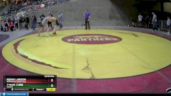 126 lbs Semifinal - Tyson Cobb, Weiser vs Aidan Larson, Hermiston Wrestling