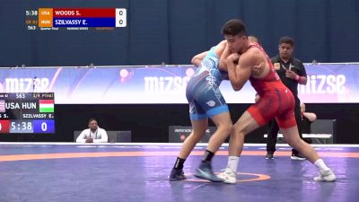 82 kg Quarterfinal - Spencer Woods, USA vs Erik Szilvassy, HUN
