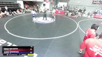 113 lbs Round 4 (16 Team) - Makai Van Natta, KTWA-GR vs Garen Keshishian, OCWA-GR