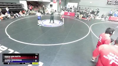 113 lbs Round 4 (16 Team) - Makai Van Natta, KTWA-GR vs Garen Keshishian, OCWA-GR