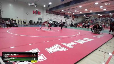 115 lbs Cons. Round 4 - Jadyn Bennett, Tustin vs Stella Lopez, Cerritos