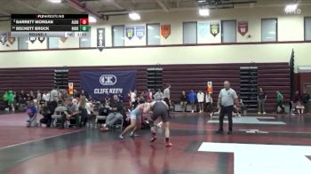 150 lbs Round 3 - Barrett Morgan, Algona vs Beckett Brock, Dubuque Senior