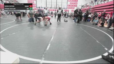55 lbs Quarterfinal - Keon Ooton, Prodigy NDT vs Ethan Taylor, Shelton Wrestling Academy