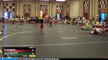 90 lbs Round 5 (6 Team) - Ty Valenuza, Olympia National Team vs Chase Williams, Revival Yellow