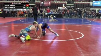 102 lbs Cons. Round 2 - Colby Wright, Malta Mustang Wrestling Club vs Eylan Puente, CWC Thunder