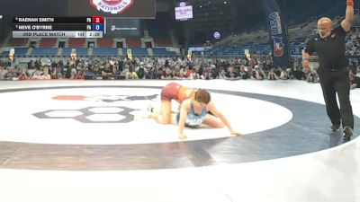 125 lbs 3rd Place Match - Raenah Smith, Pennsylvania vs Neve O'Byrne, Pennsylvania