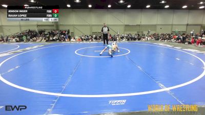 46 lbs Rr Rnd 4 - Jenson Inger, Powerhouse Gold 9U vs Isaiah Lopez, POWA 9U