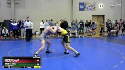 165 lbs Cons. Round 2 - Jaden New, Life University vs Briar Whaley, Emmanuel College