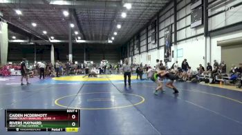 106 lbs Quarterfinals (8 Team) - Caiden McDermott, MOORE COUNTY BRAWLERS - SILVER vs Rivers Maynard, HEAVY HITTING HAMMERS