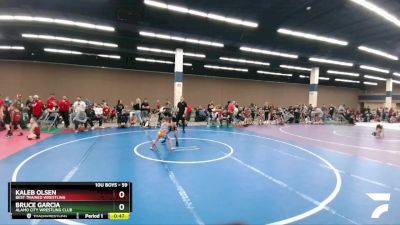 59 lbs Cons. Round 1 - Bruce Garcia, Alamo City Wrestling Club vs Kaleb Olsen, Best Trained Wrestling