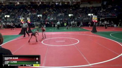 84 lbs Cons. Round 3 - Cory Climer, PCWA vs Hunter Kline, PWLA