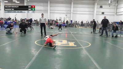 56 lbs Quarterfinal - Cillian Buckley, Smittys Wrestling Barn vs Kaison Tai, Empire WC (NH)